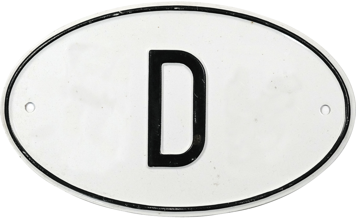 Länderkennzeichen D und DDR
